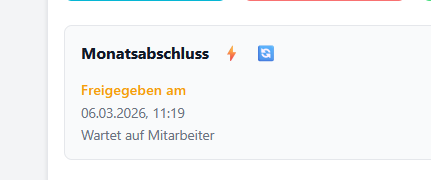 Zurücksetzen-Button und Blitz-Symbol